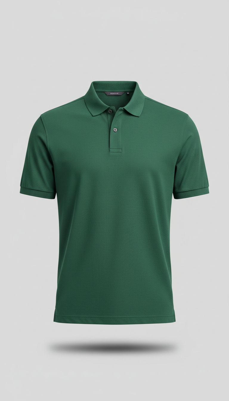 Turf Green Tailored Golf Polo